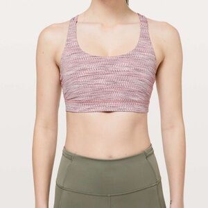 Lululemon Energy Bra
Arrow Jacquard Antique Bark Copper Coil Sz 8